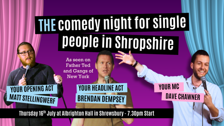Comedy Night Shrewsbury for single people