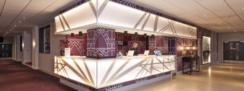 Check in desk mercure Telford