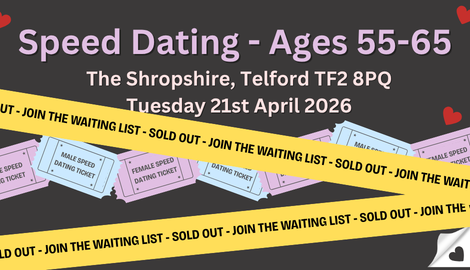 55-65 speed dating Shrewsbury