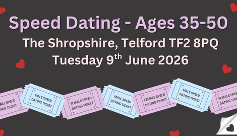 Speed Dating Telford 35-50 year olds