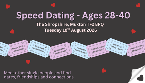 Speed Dating Evening in Shrewsbury