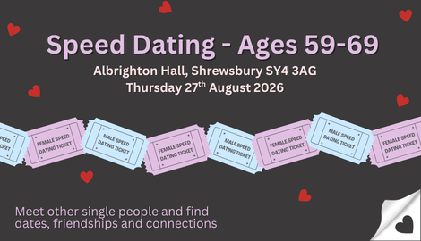 Speed Dating 59-69 years old Shrewsbury