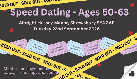 Speed Dating 50-63 Shrewsbury
