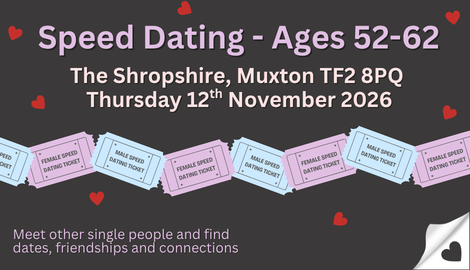 Speed Dating 52-62 Telford