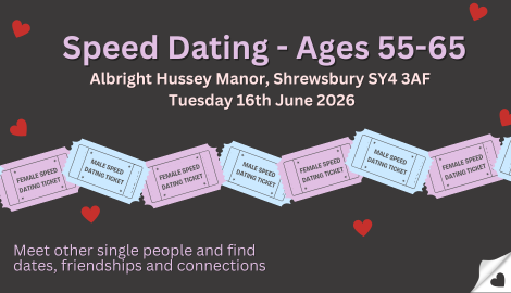 Speed Dating 55-65 Shrewsbury