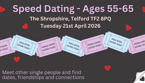 Speed Dating 55-65 Telford