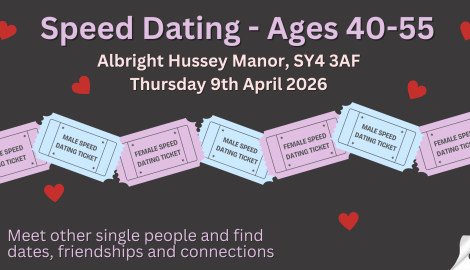 Speed Dating 40-55 Shrewsbury